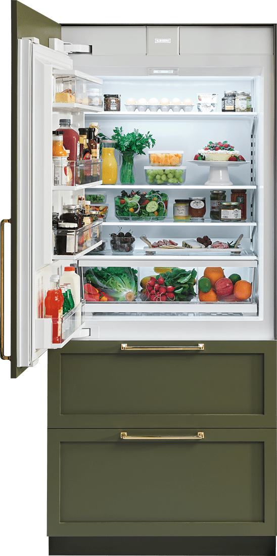 Sub-Zero IT36CIIDRH 36" Designer Over-And-Under Refrigerator/Freezer With Internal Dispenser And Ice Maker - Panel Ready