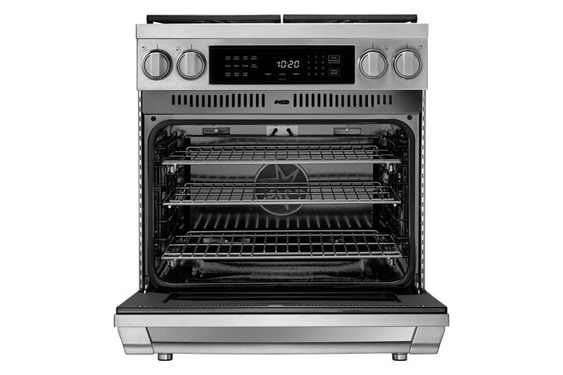 Dacor HDPR30SNGH 30" Dual Fuel Pro Range, Silver Stainless Steel, Natural Gas/High Alttitude