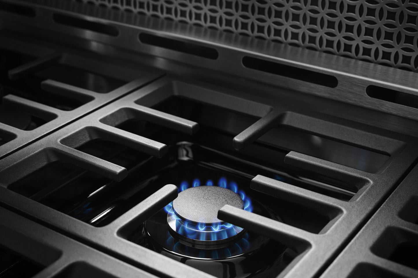 Kitchenaid KFGC558JBK Kitchenaid® 48'' Smart Commercial-Style Gas Range With Griddle - Imperial Black