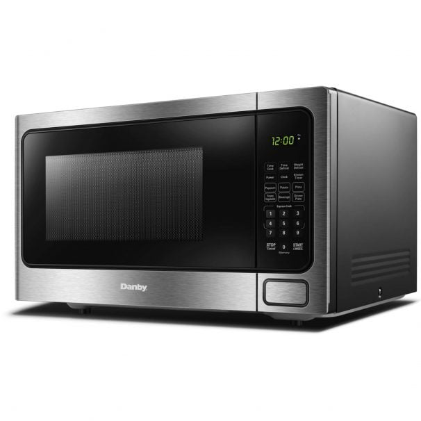 Danby DDMW1125BBS Danby Designer 1.1 Cuft Microwave With Stainless Steel Front