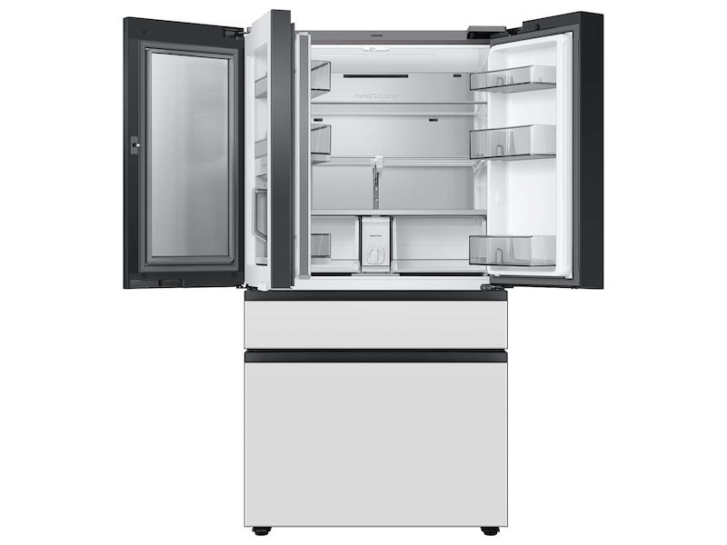 Samsung RF29BB890012 Bespoke 4-Door French Door Refrigerator (29 Cu. Ft.) With Family Hub&#8482; In White Glass