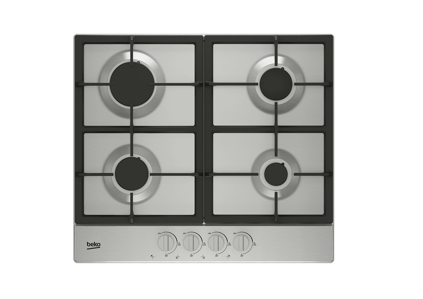 Beko BCTG24400SS 24" Built-In Gas Cooktop With 4 Burners