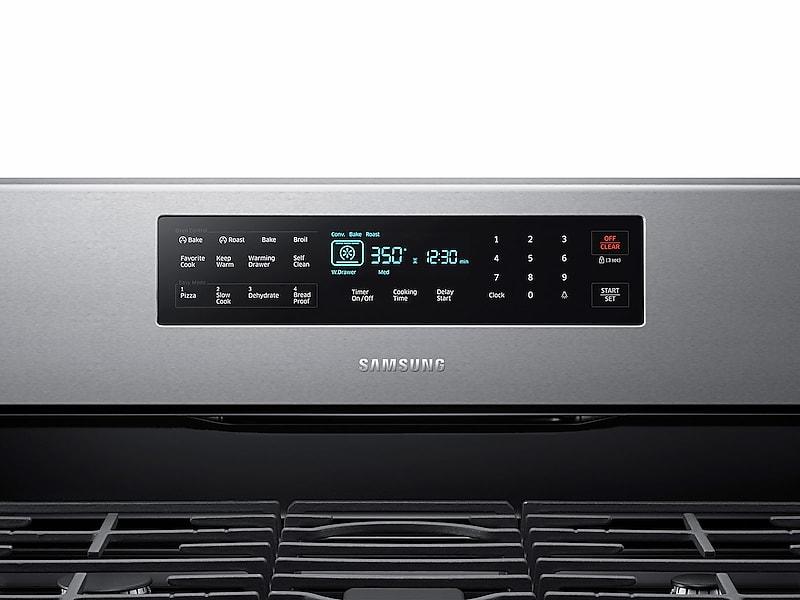 Samsung NX58H5650WS 5.8 Cu. Ft. Gas Range With True Convection In Stainless Steel