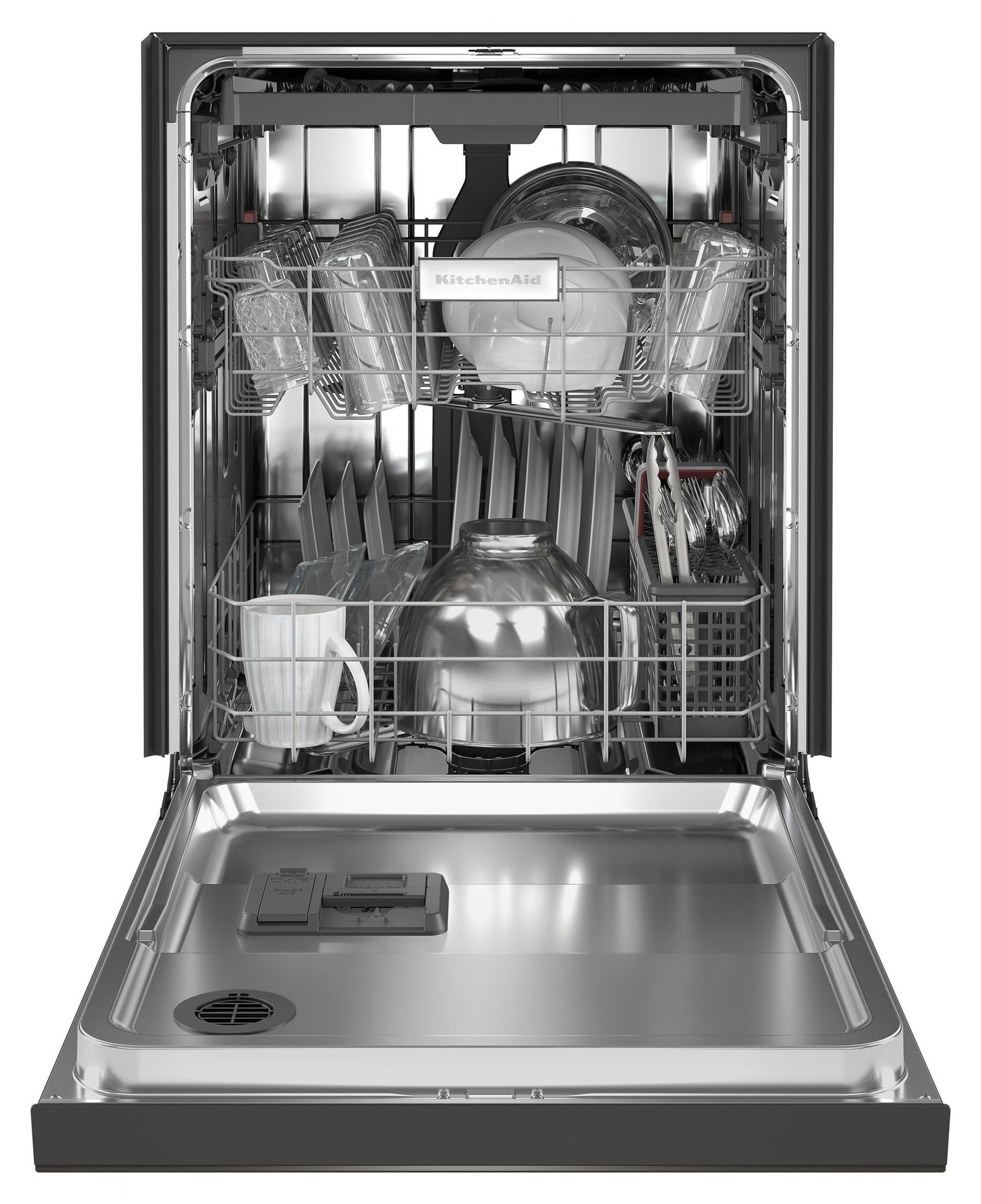 Kitchenaid KDFE204KBS 39 Dba Dishwasher In Printshield Finish With Third Level Utensil Rack - Black Stainless Steel With Printshield&#8482; Finish