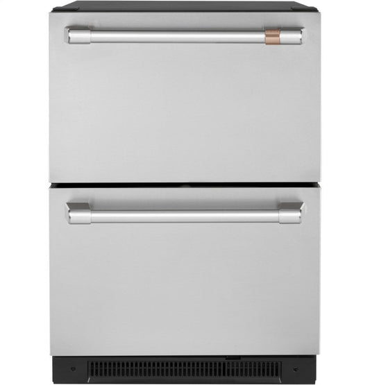 Cafe CDE06RP2NS1 Café 5.7 Cu. Ft. Built-In Dual-Drawer Refrigerator