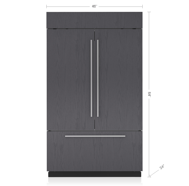 Sub-Zero CL4850UFDIDO 48" Classic French Door Refrigerator/Freezer With Internal Dispenser - Panel Ready