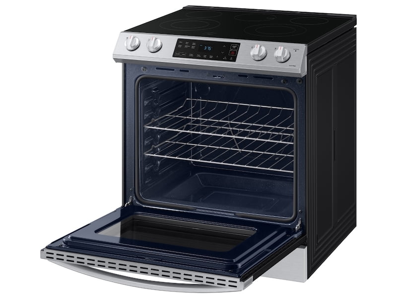 Samsung NE63T8111SS 6.3 Cu Ft. Front Control Slide-In Electric Range With Wi-Fi In Stainless Steel
