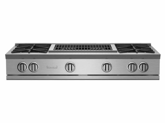 Bluestar RGTNB484CBV2 48" Rnb Rangetop With 24" Charbroiler
