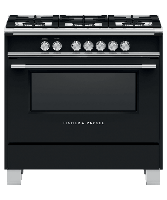 Fisher & Paykel OR36SCG4B1 Gas Range, 36", 5 Burners