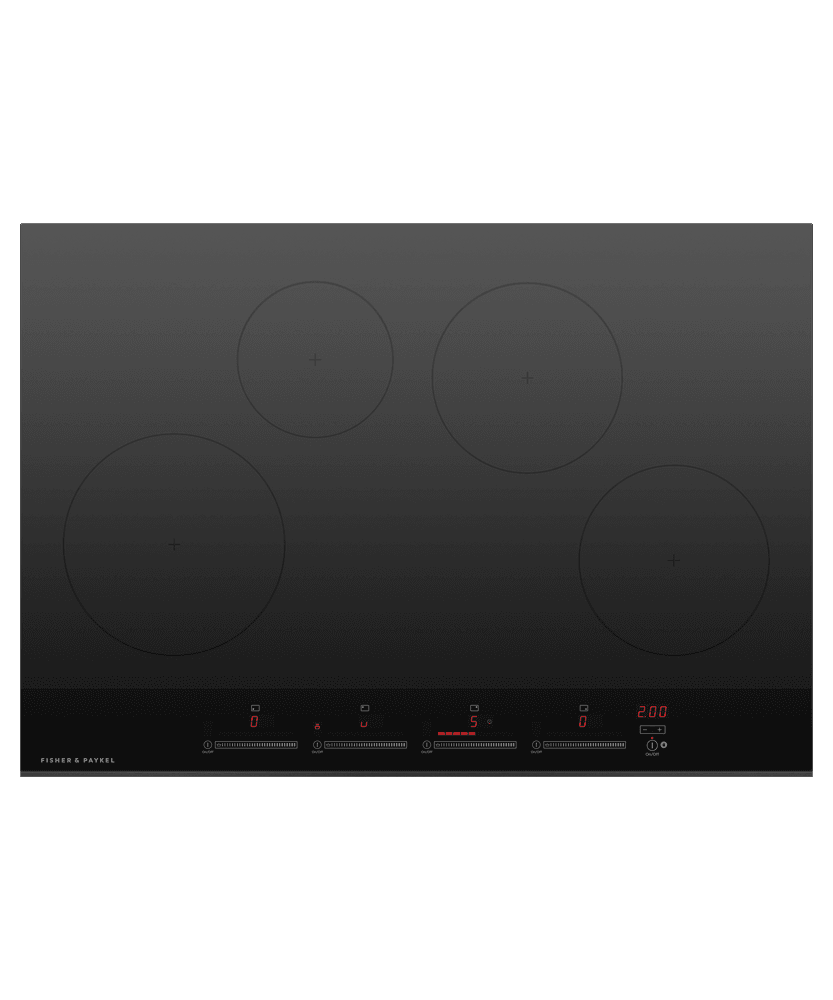 Fisher & Paykel CI304DTB4 Induction Cooktop, 30", 4 Zones