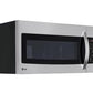 Lg LMVH1711ST 1.7 Cu. Ft. Over-The-Range Convection Microwave Oven
