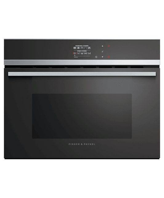 Fisher & Paykel OS24NDB1 Combination Steam Oven, 24", 9 Function