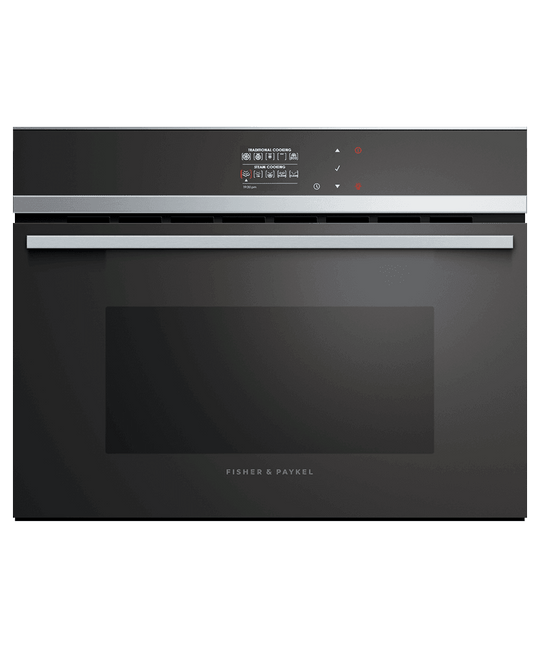 Fisher & Paykel OS24NDB1 Combination Steam Oven, 24", 9 Function