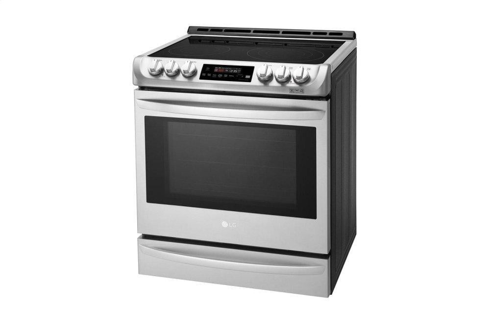 Lg LSE4615ST 6.3 Cu. Ft. Smart Wi-Fi Enabled Electric Slide-In Range With Probake Convection®