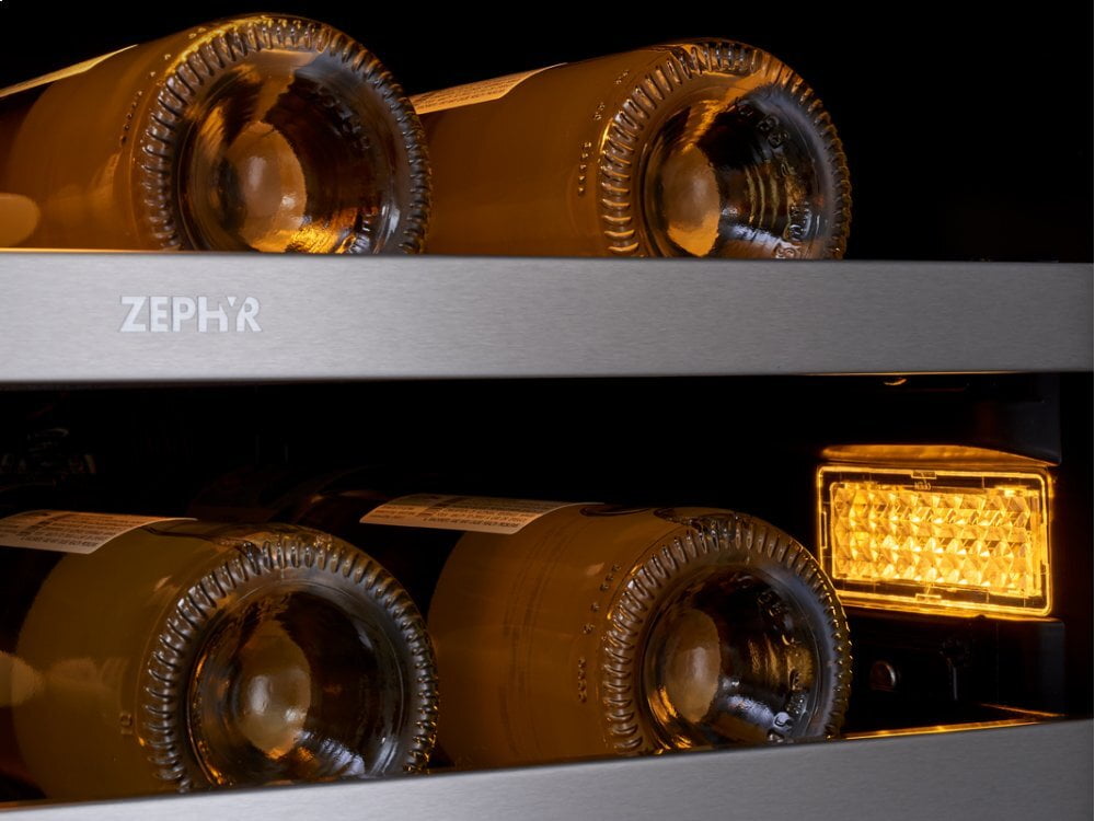 Zephyr PRWB24C32BG 24" French Door Dual Zone Wine & Beverage Cooler