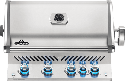 Napoleon Bbq BIPRO500RBNSS3 Built-In Prestige Pro 500 Rb With Infrared Rear Burner , Stainless Steel , Natural Gas