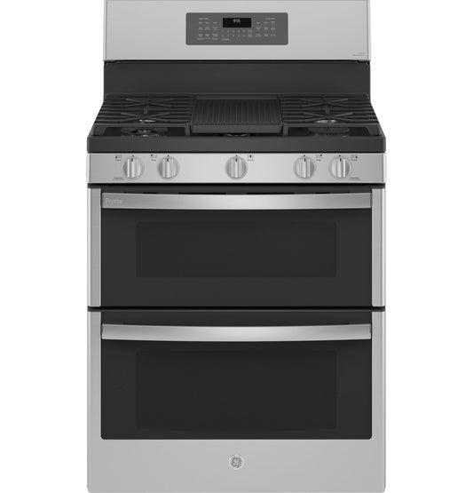 Ge Appliances PGB965YPFS Ge Profile™ 30" Free-Standing Gas Double Oven Convection Fingerprint Resistant Range With No Preheat Air Fry