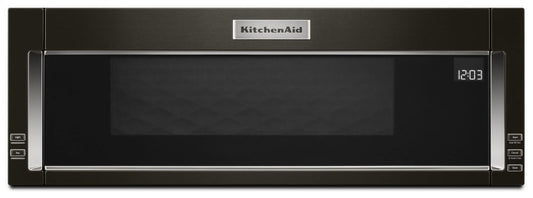 Kitchenaid KMLS311HBS 1000-Watt Low Profile Microwave Hood Combination With Printshield™ Finish - Black Stainless Steel With Printshield™ Finish