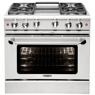 Capital MCR364G Precision 36" Gas Manual Clean Range