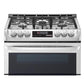 Lg LTG4715ST 6.9 Cu. Ft. Smart Wi-Fi Enabled Gas Double Oven Slide-In Range With Probake Convection® And Easyclean®