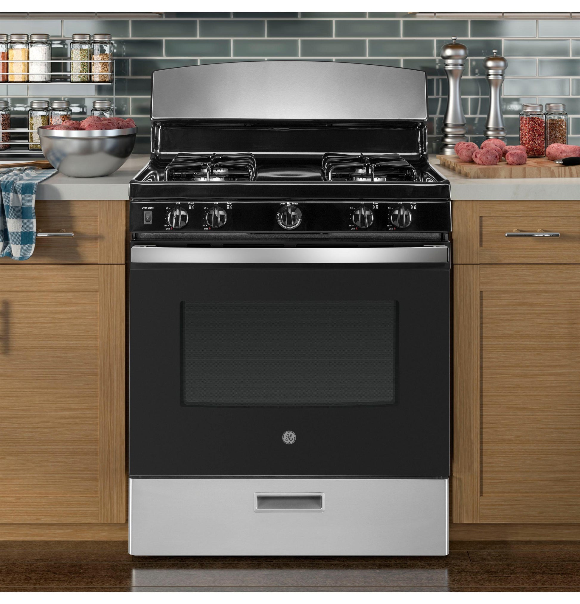 Ge Appliances JGBS30RETSS Ge® 30" Free-Standing Gas Range
