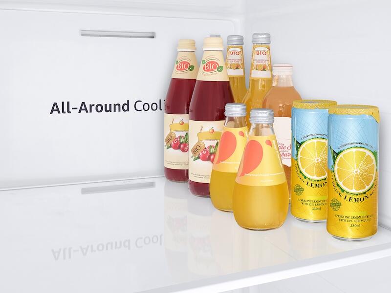 Samsung RS28A5F61SR 27.3 Cu. Ft. Smart Side-By-Side Refrigerator With Family Hub™ In Stainless Steel