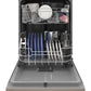 Ge Appliances GDF550PMRES Ge® Front Control With Plastic Interior Dishwasher With Sanitize Cycle & Dry Boost
