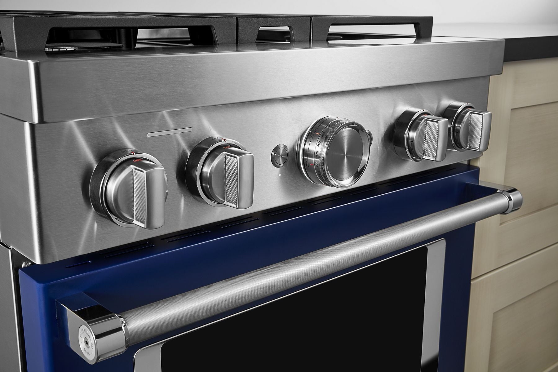 Kitchenaid KFGC500JIB Kitchenaid® 30'' Smart Commercial-Style Gas Range With 4 Burners - Ink Blue