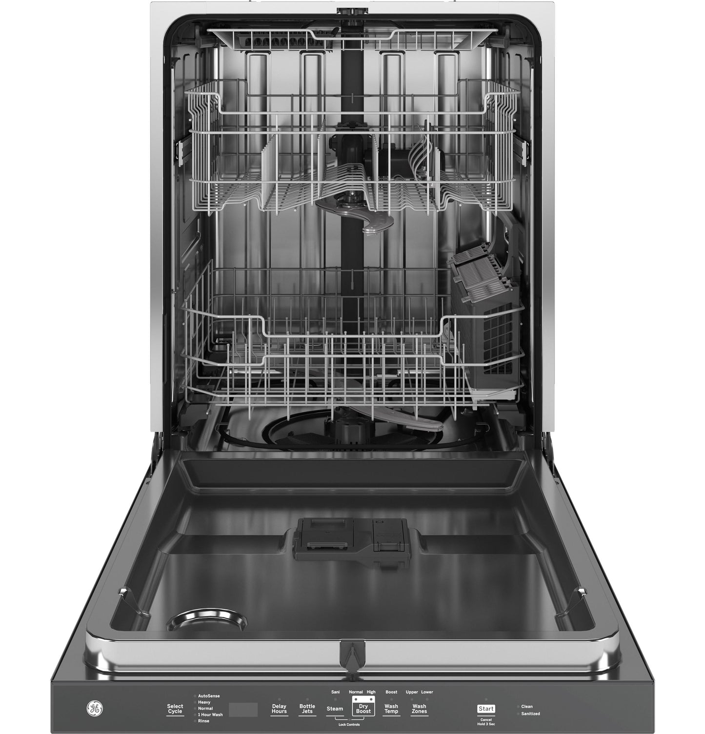 Ge Appliances GDP670SMVES Ge® Fingerprint Resistant Top Control With Stainless Steel Interior Dishwasher With Sanitize Cycle