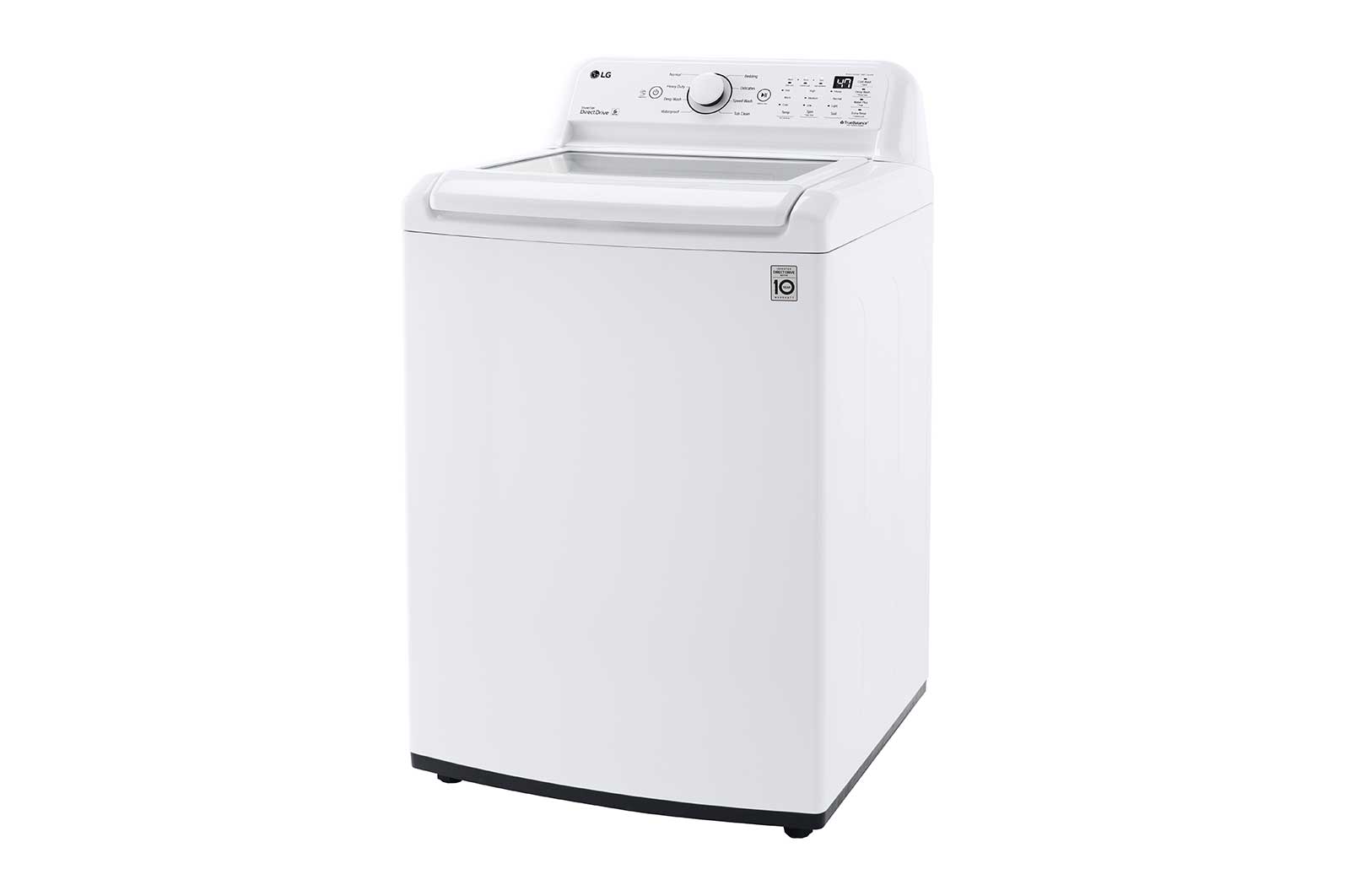 Lg WT7000CW 4.5 Cu. Ft. Ultra Large Capacity Top Load Washer With Turbodrum&#8482; Technology