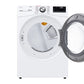 Lg DLGX4201W 7.4 Cu. Ft. Ultra Large Capacity Smart Wi-Fi Enabled Front Load Gas Dryer With Turbosteam™ And Built-In Intelligence