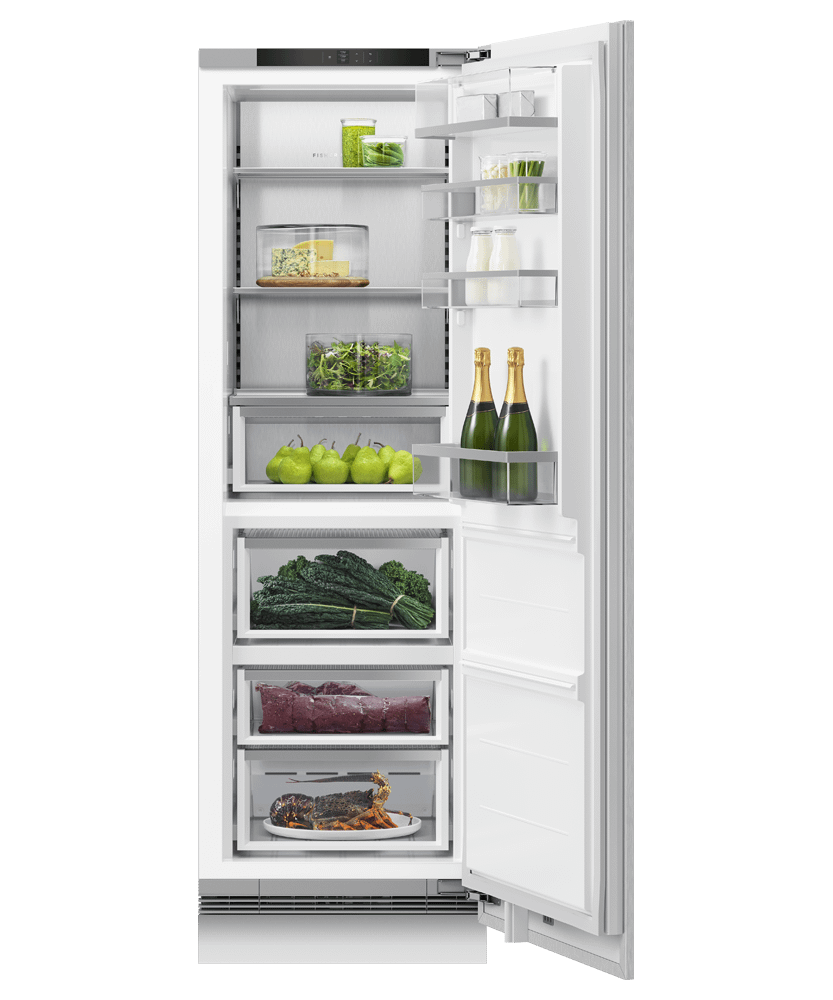 Fisher & Paykel RS2474S3RH1 Integrated Triple Zone Refrigerator, 24", Water