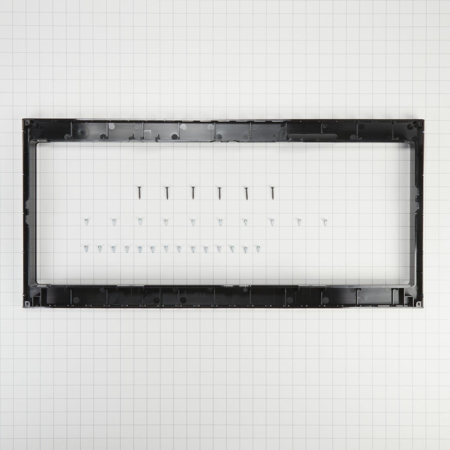 Kitchenaid W11451314 Built-In Low Profile Microwave Slim Trim Kit With Pocket Handle, Stainless Steel - Other