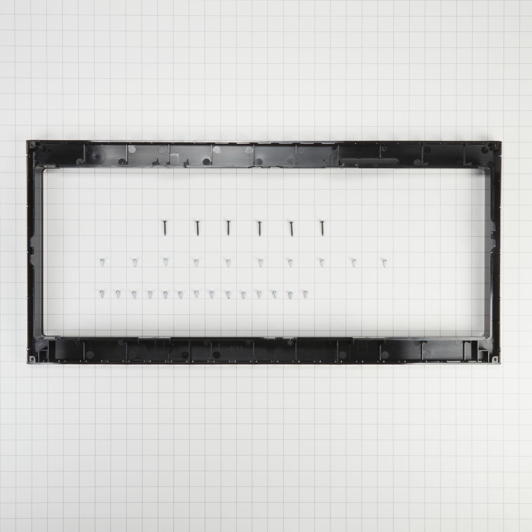 Kitchenaid W11451314 Built-In Low Profile Microwave Slim Trim Kit With Pocket Handle, Stainless Steel - Other