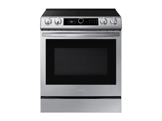 Samsung NE63T8711SS 6.3 Cu. Ft. Front Control Slide-In Electric Range With Smart Dial, Air Fry & Wi-Fi In Stainless Steel