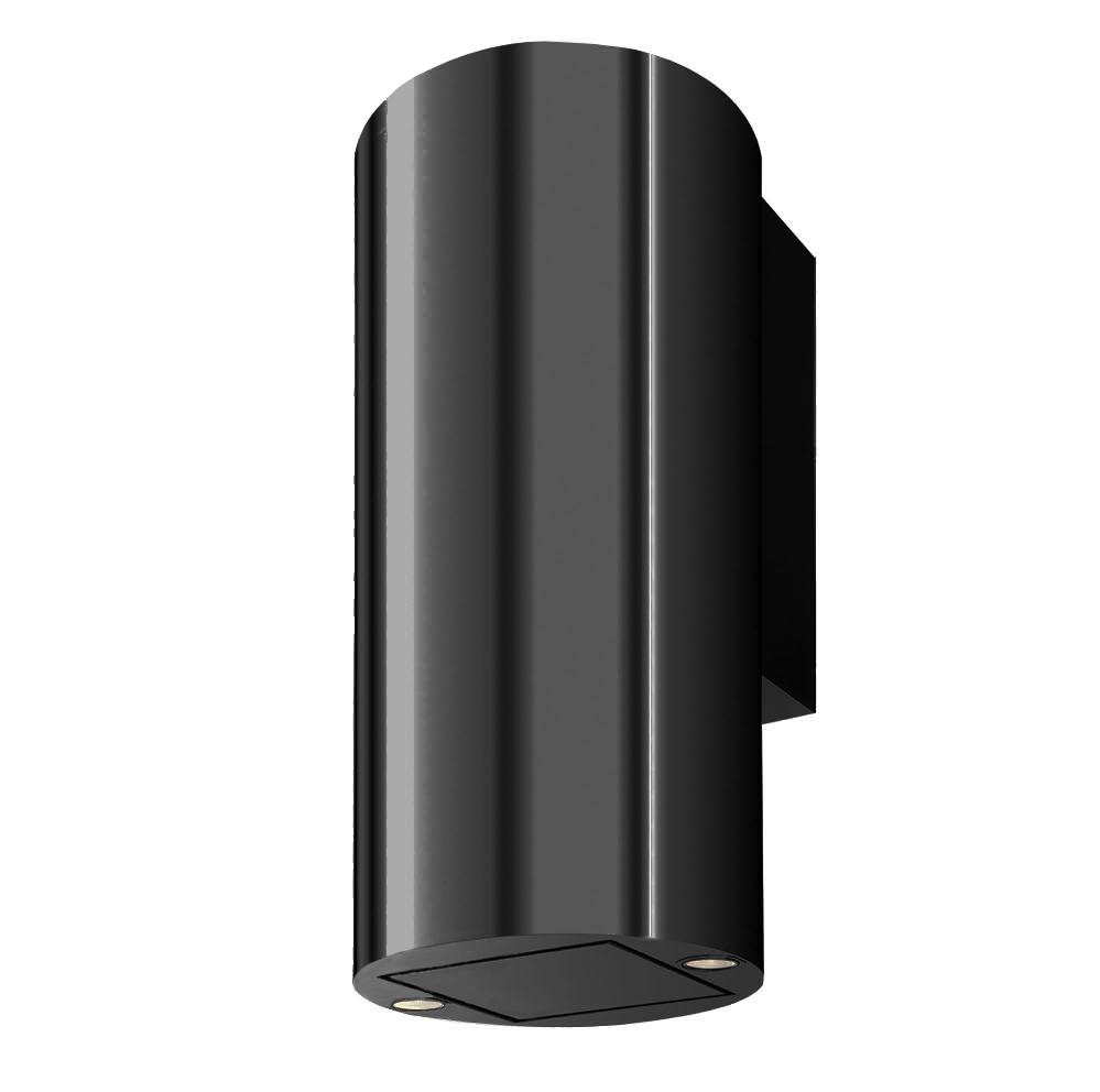 Xo Appliance XOCYL16BC 600/395 Cfm Designer Cylinder Wall Mount Black