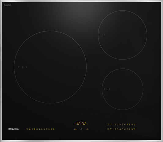 Miele KM7720FR Km 7720 Fr - Induction Cooktop With 3 Round Cooking Zones