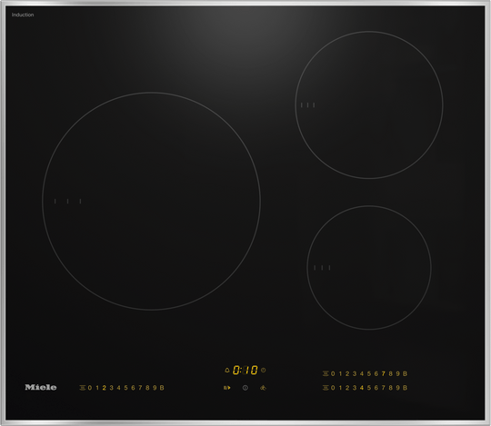 Miele KM7720FR Km 7720 Fr - Induction Cooktop With 3 Round Cooking Zones