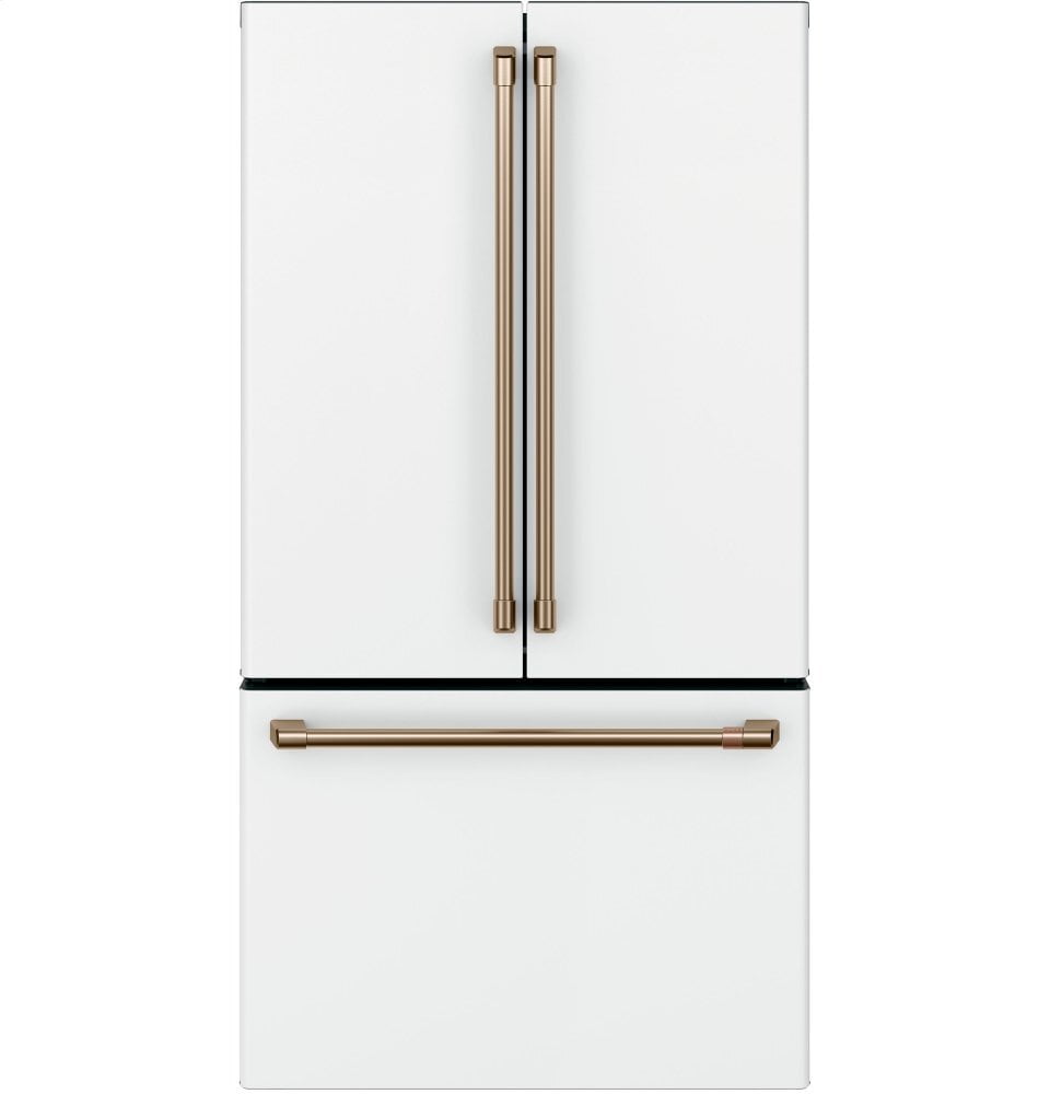 Cafe CWE23SP4MW2 Café Energy Star® 23.1 Cu. Ft. Smart Counter-Depth French-Door Refrigerator