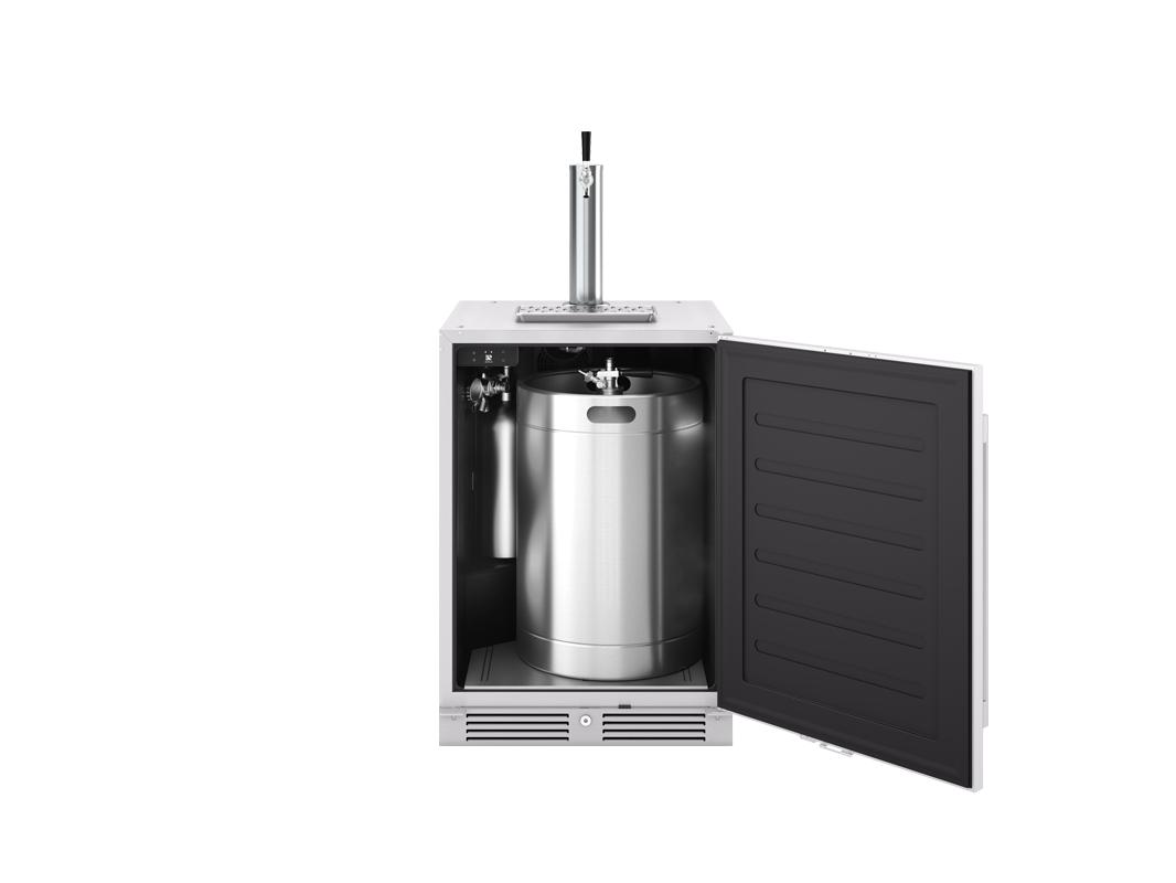 Zephyr PRKB24C01ASOD 24" Outdoor Kegerator & Beverage Cooler