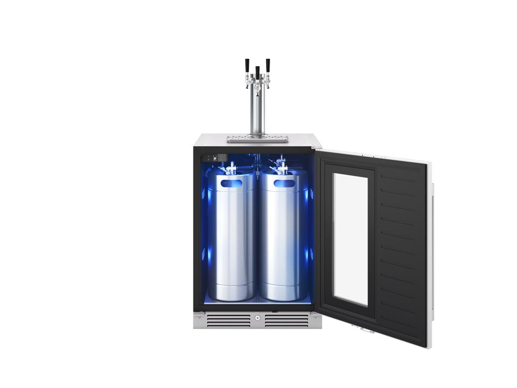 Zephyr PRKB24C01AG 24" Kegerator & Beverage Cooler