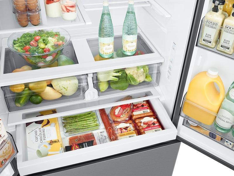 Samsung RF27CG5010S9 27 Cu. Ft. Counter Depth Mega Capacity 3-Door French Door Refrigerator With Dual Auto Ice Maker In A Stainless Look