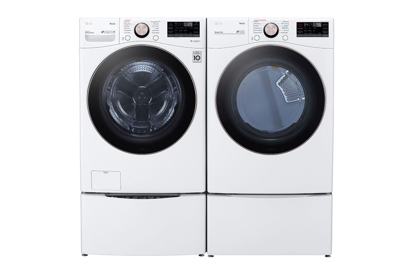 Lg WM4000HWA 4.5 Cu. Ft. Ultra Large Capacity Smart Wi-Fi Enabled Front Load Washer With Turbowash&#8482; 360(Degree) And Built-In Intelligence