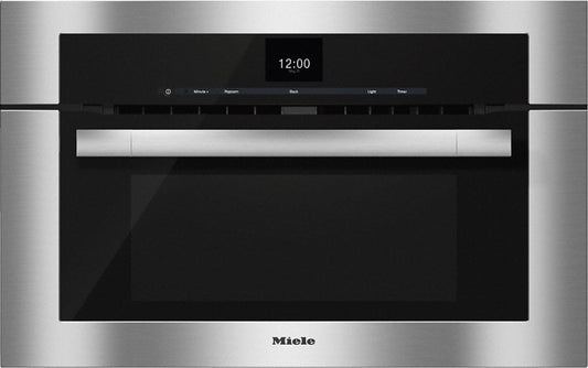 Miele H6570BM H 6570 Bm 30 Inch Speed Oven With Combi-Modes And Roast Probe For Precise-Temperature Cooking.