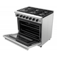 Thor Kitchen LRG3601U Thor Kitchen - 36 Inch Professional Gas Range In Stainless Steel