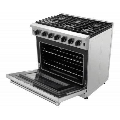Thor Kitchen LRG3601U Thor Kitchen - 36 Inch Professional Gas Range In Stainless Steel