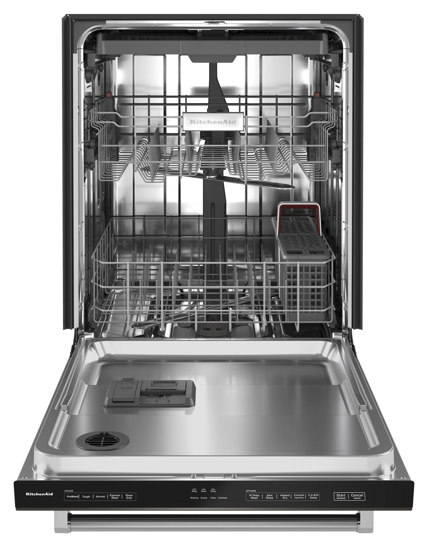 Kitchenaid KDTE204KBS 39 Dba Dishwasher In Printshield Finish With Third Level Utensil Rack - Black Stainless Steel With Printshield&#8482; Finish