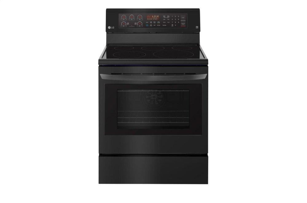 Lg LRE3194BM 6.3 Cu. Ft. Electric Single Oven Range With True Convection And Easyclean®