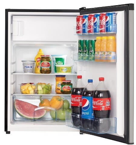 Danby DCR045B1BSLDB3 Danby 4.5 Cu. Ft. Compact Refrigerator With True Freezer