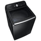 Samsung WA45T3400AV 4.5 Cu. Ft. Capacity Top Load Washer With Active Waterjet In Black Stainless Steel